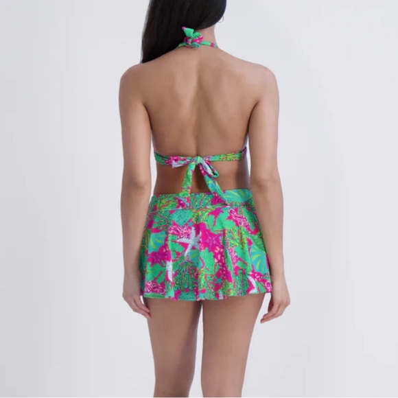Stella Parker halter bra top bikini skirt set swim suit nwt Lilly Pulitzer - Picture 3 of 5